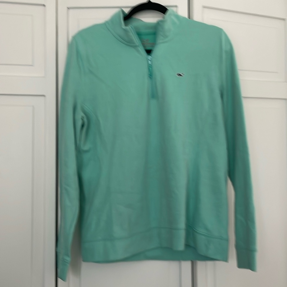 *clearance make an offer* Robin’s Egg Blue Vineyard Vines Quarter Zip